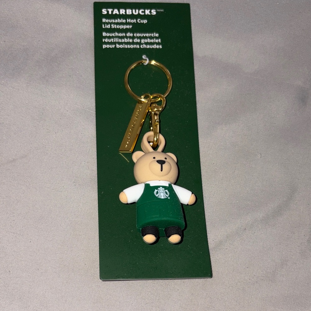 Starbucks Bear Reusable Hot Cup Lid Stopper*BRAND NEW*